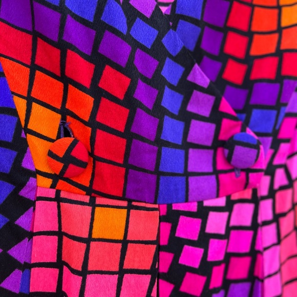 Vintage, Ludy for Ludi’s Honolulu, 60s 70s Psychedelic Hawaiian Dress - Picture 2 of 5